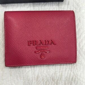 100% authentic Prada Wallet with gold hardware